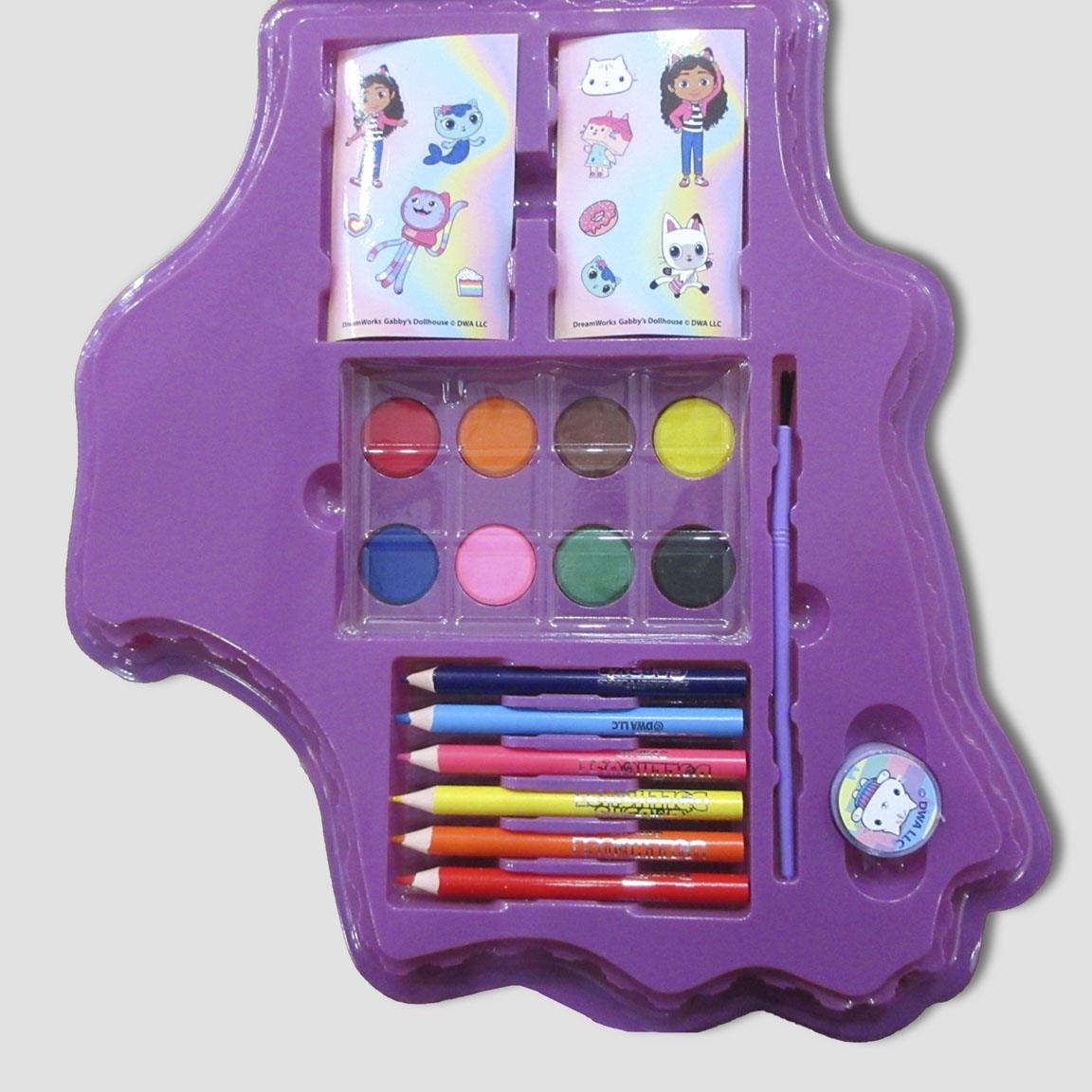 Set coloreable caja gabby´s dollhouse
