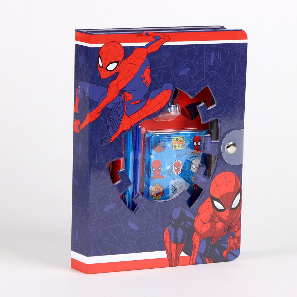 Cuaderno set spiderman