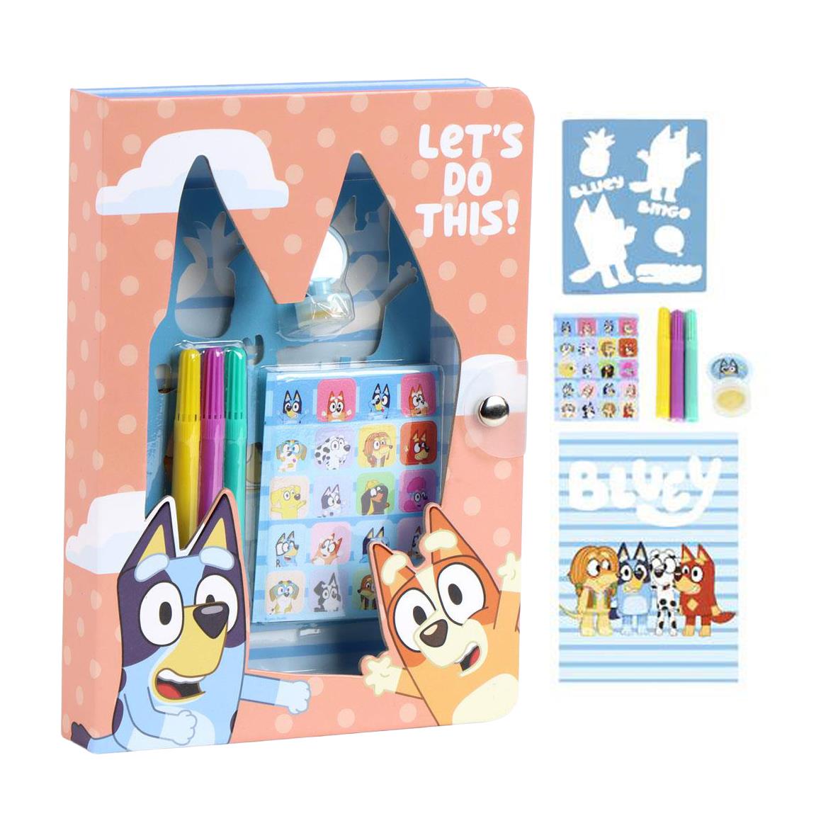 Cuaderno set bluey