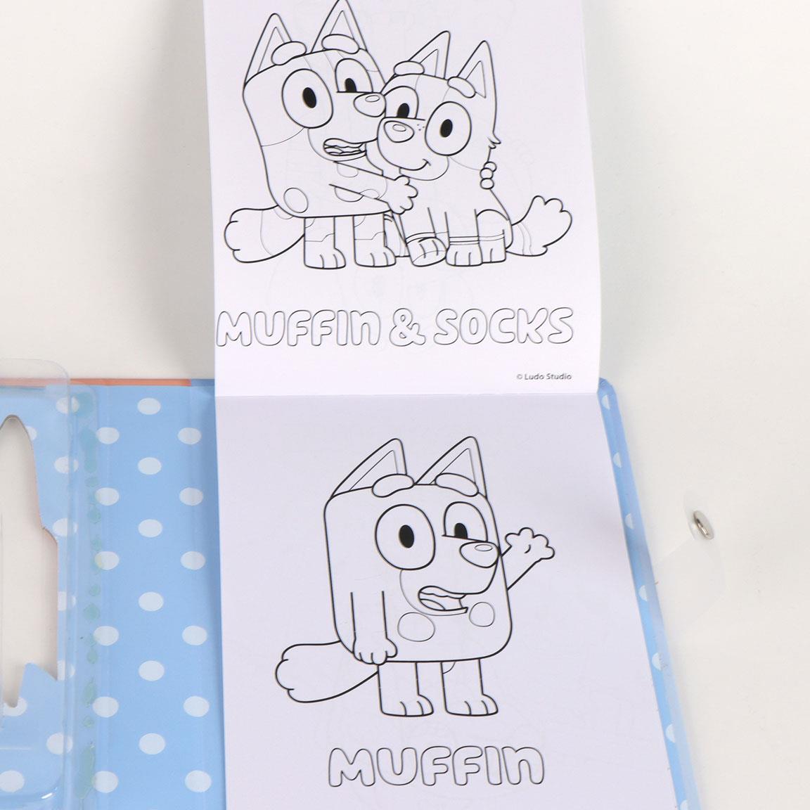 Cuaderno set bluey