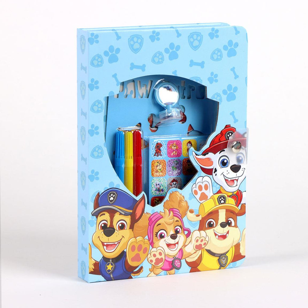 Cuaderno set paw patrol