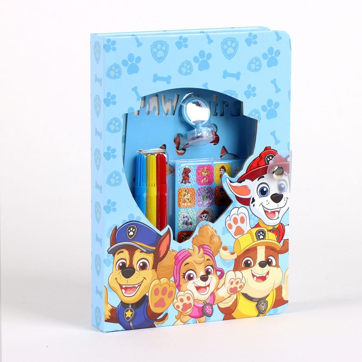 Cuaderno set paw patrol