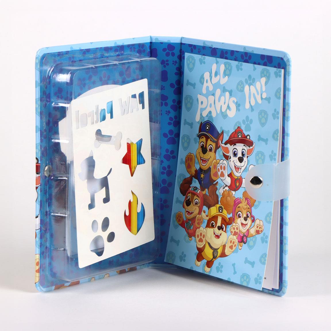Cuaderno set paw patrol