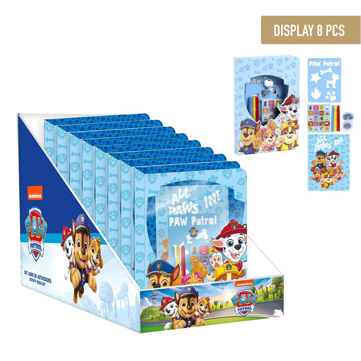 Cuaderno set paw patrol