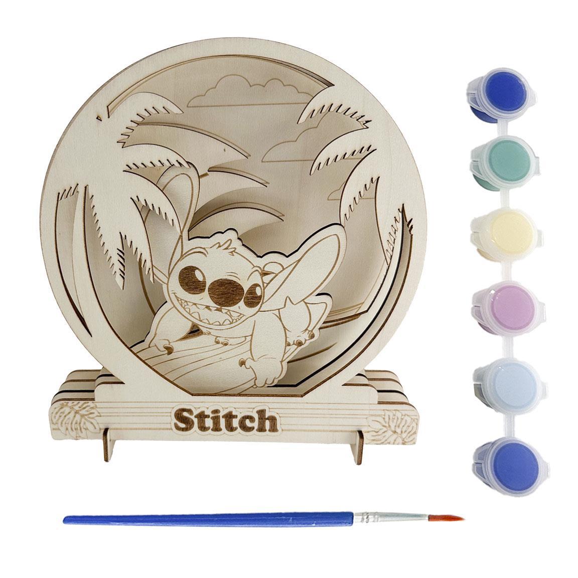 Figuras coloreables madera stitch