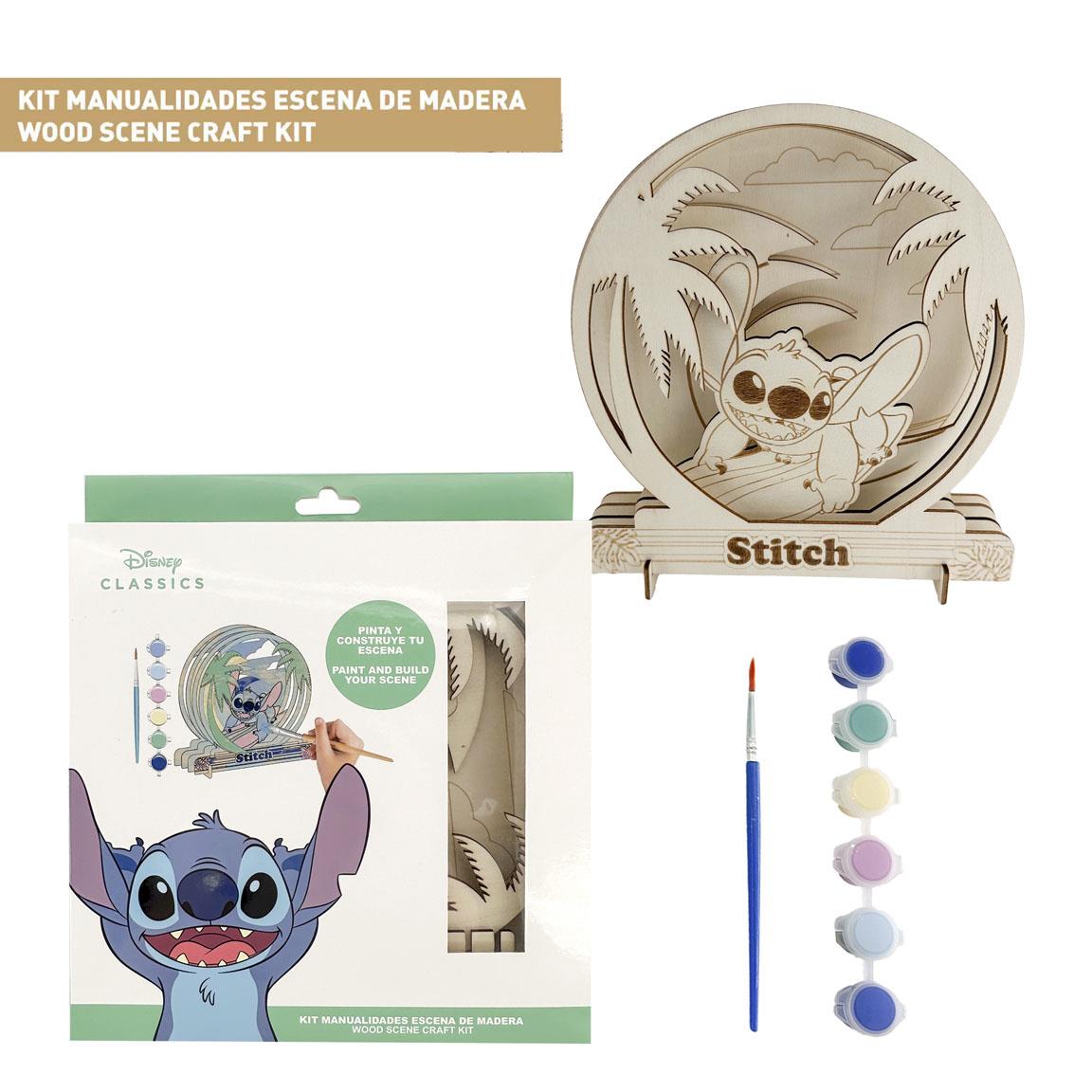 Figuras coloreables madera stitch