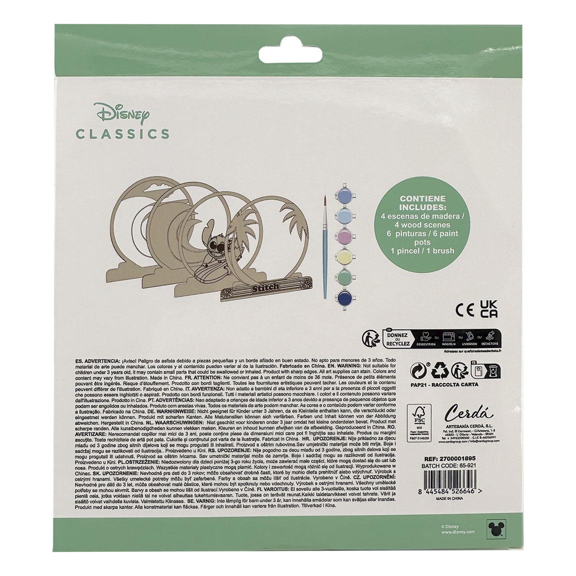 Figuras coloreables madera stitch