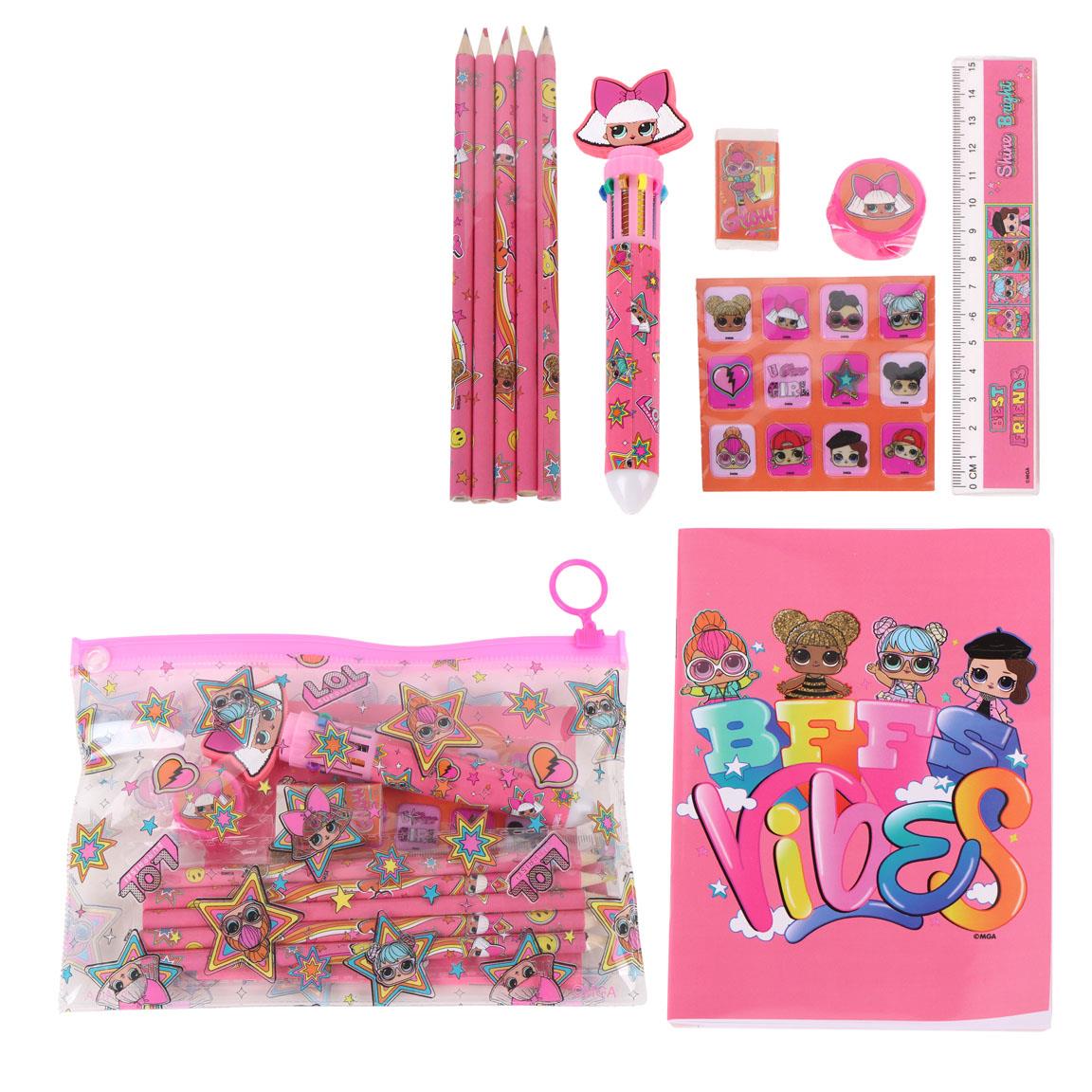 Set papelería escolar eva lol