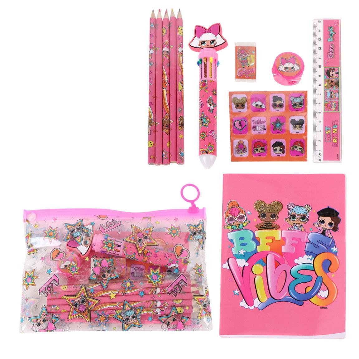 Set papelería escolar eva lol