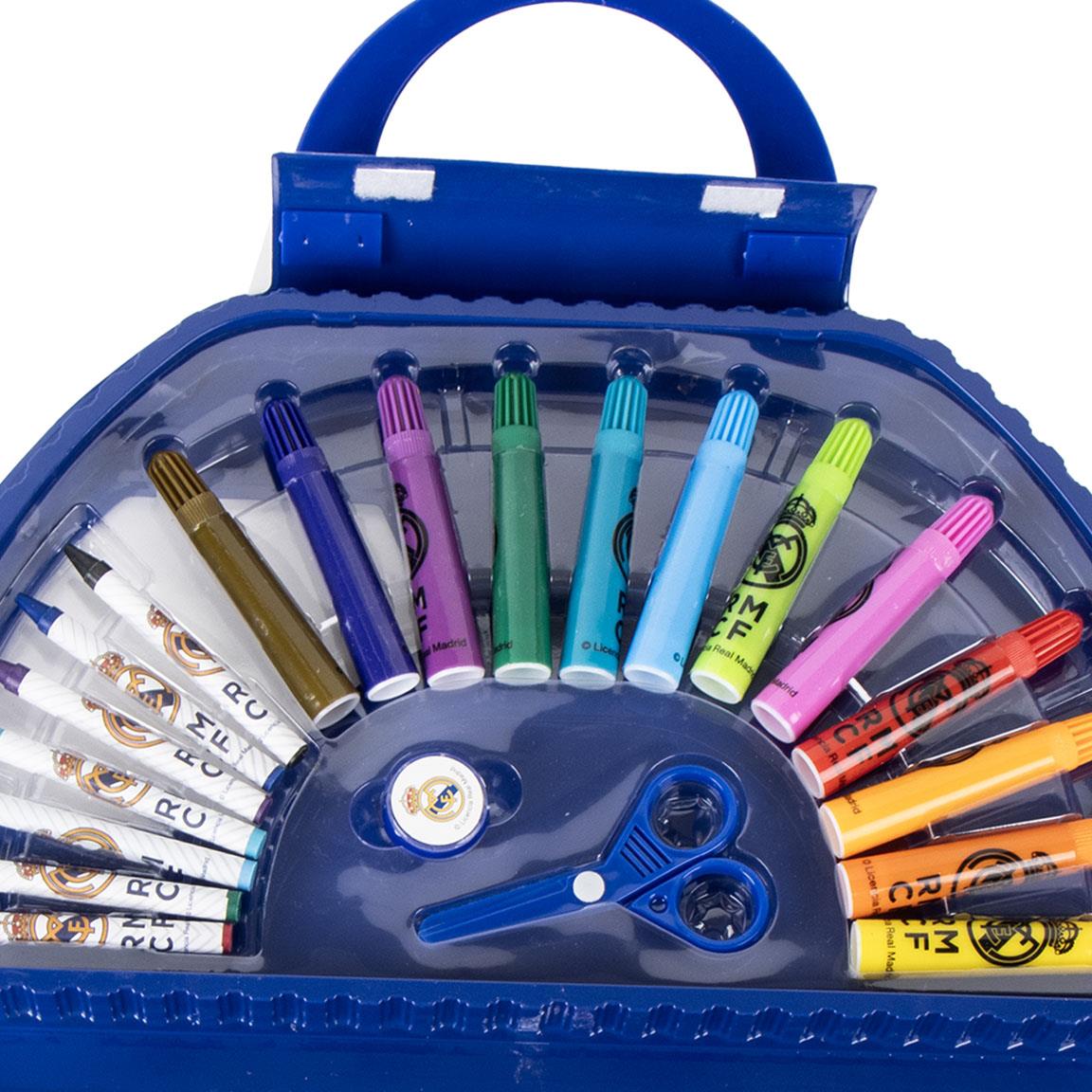 Set coloreable 50 piezas real madrid