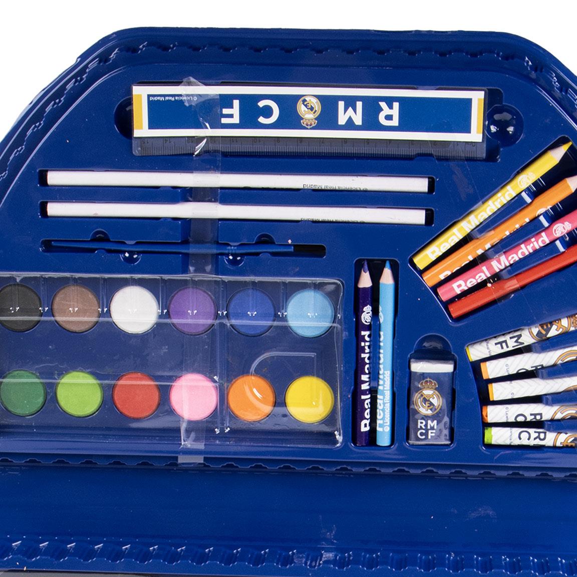 Set coloreable 50 piezas real madrid