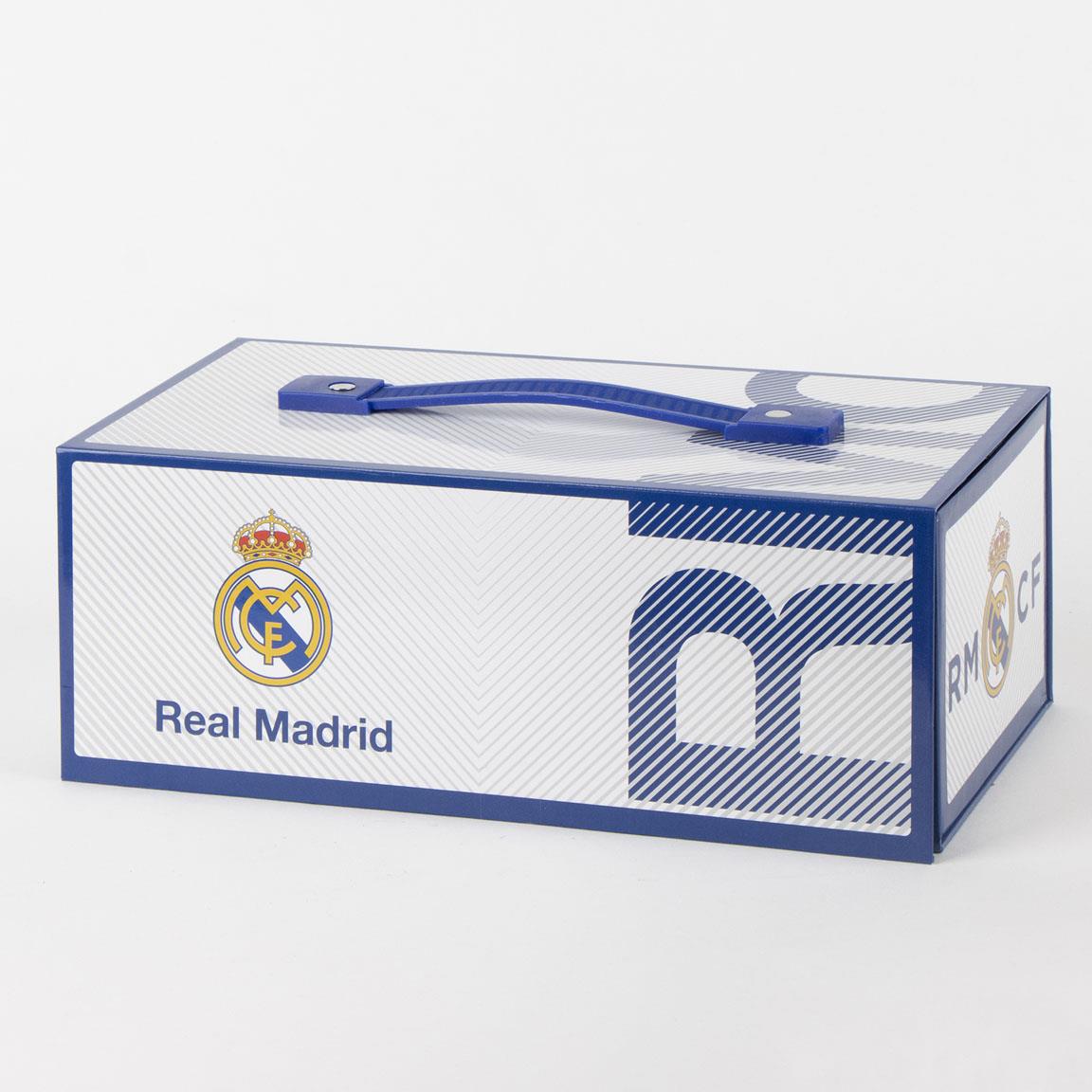 Set coloreable maletín real madrid
