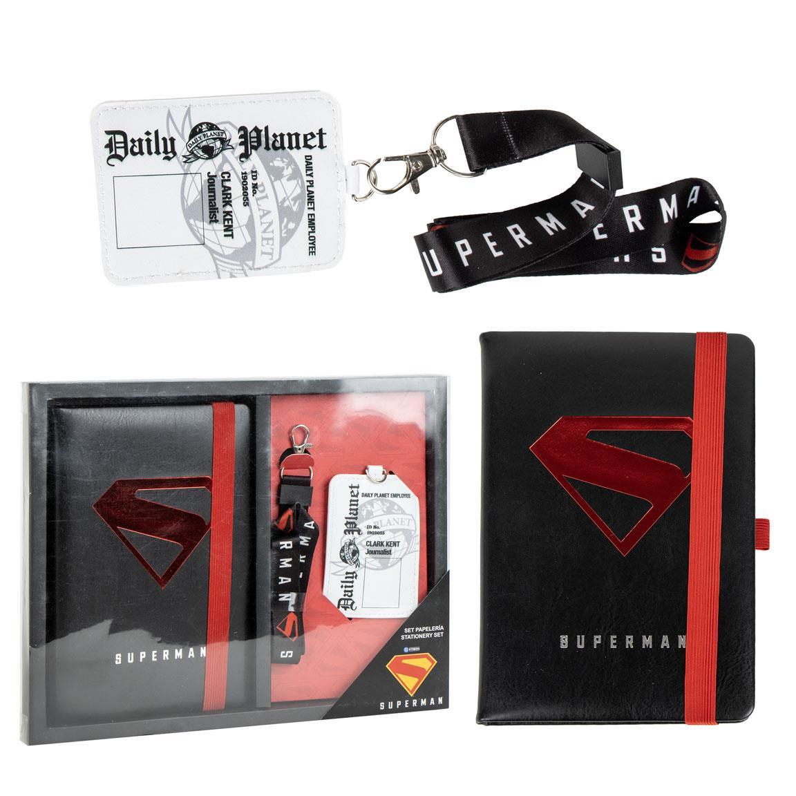 Set de papelería superman