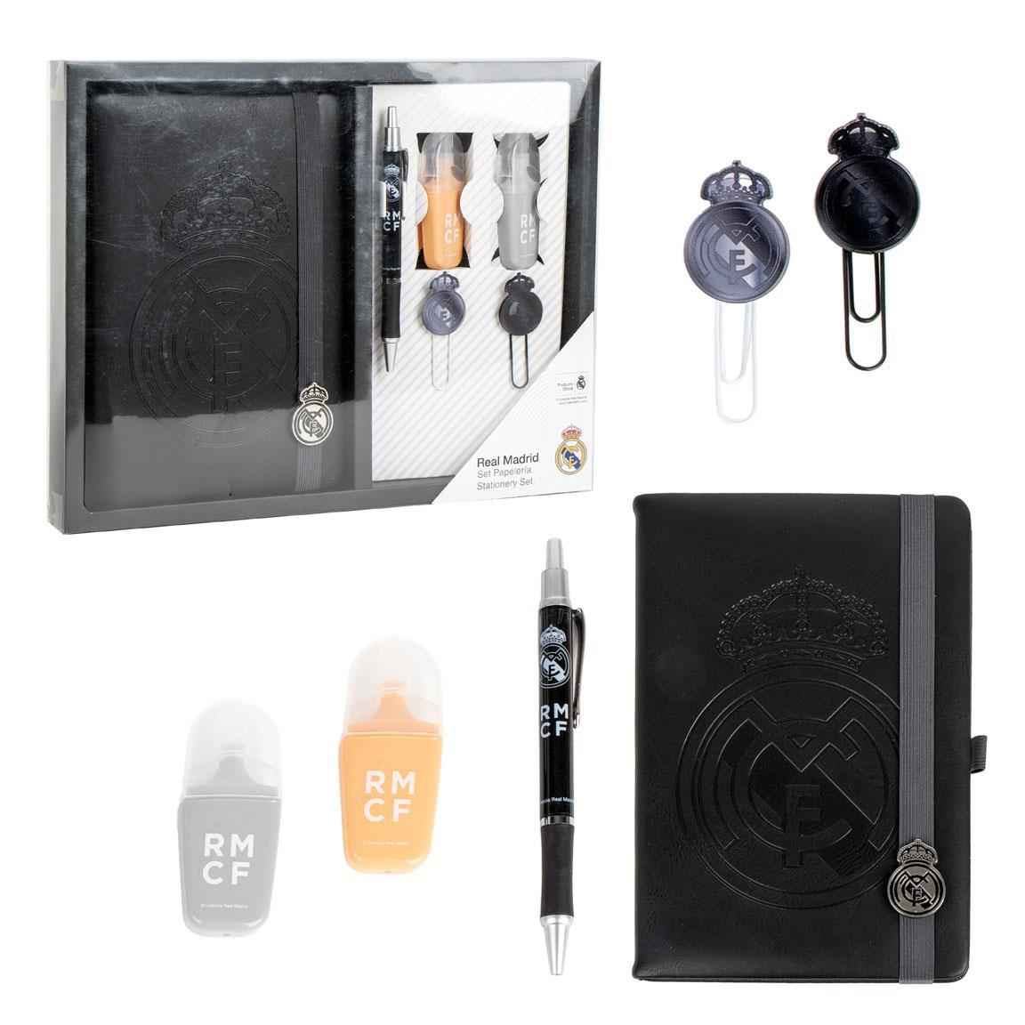 Set de papelería real madrid