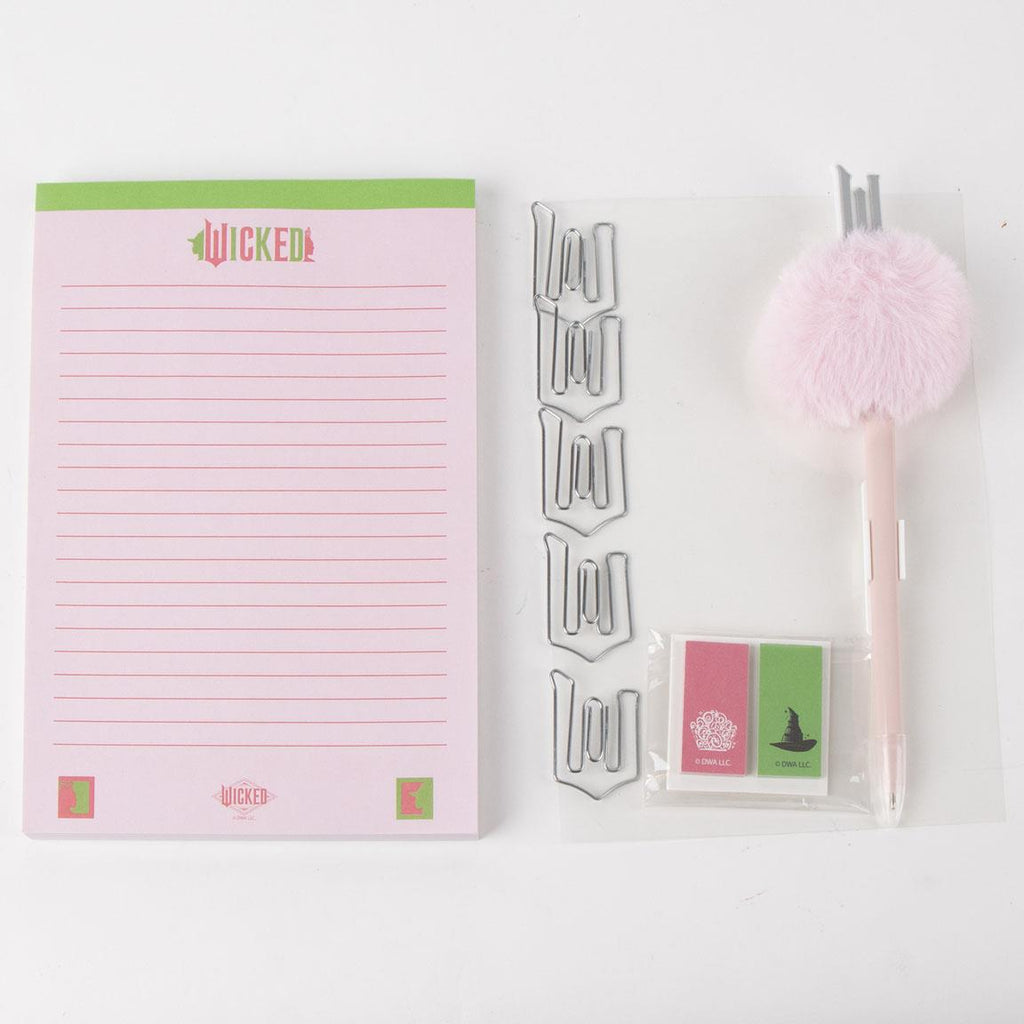 Set de papelería wicked