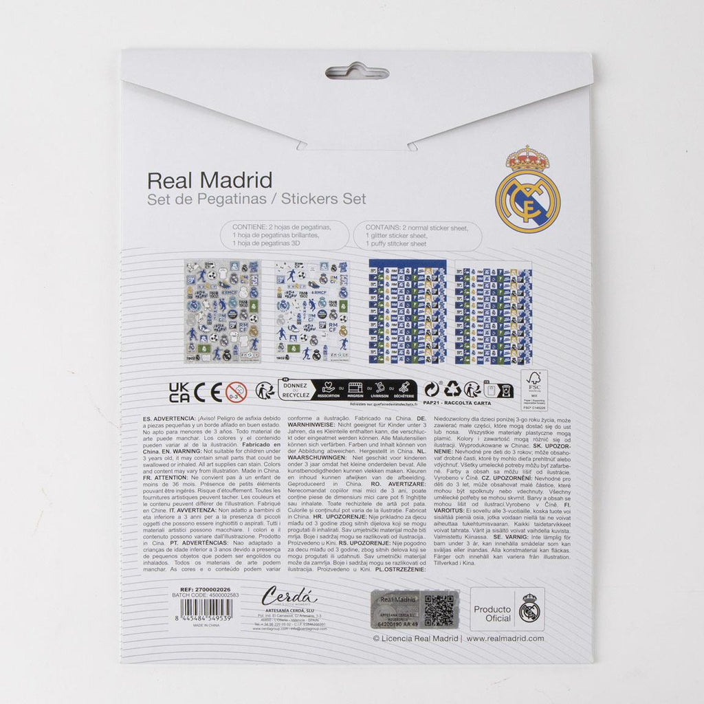 Set stickers real madrid