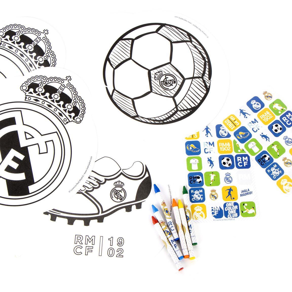 Album actividades coloreable real madrid