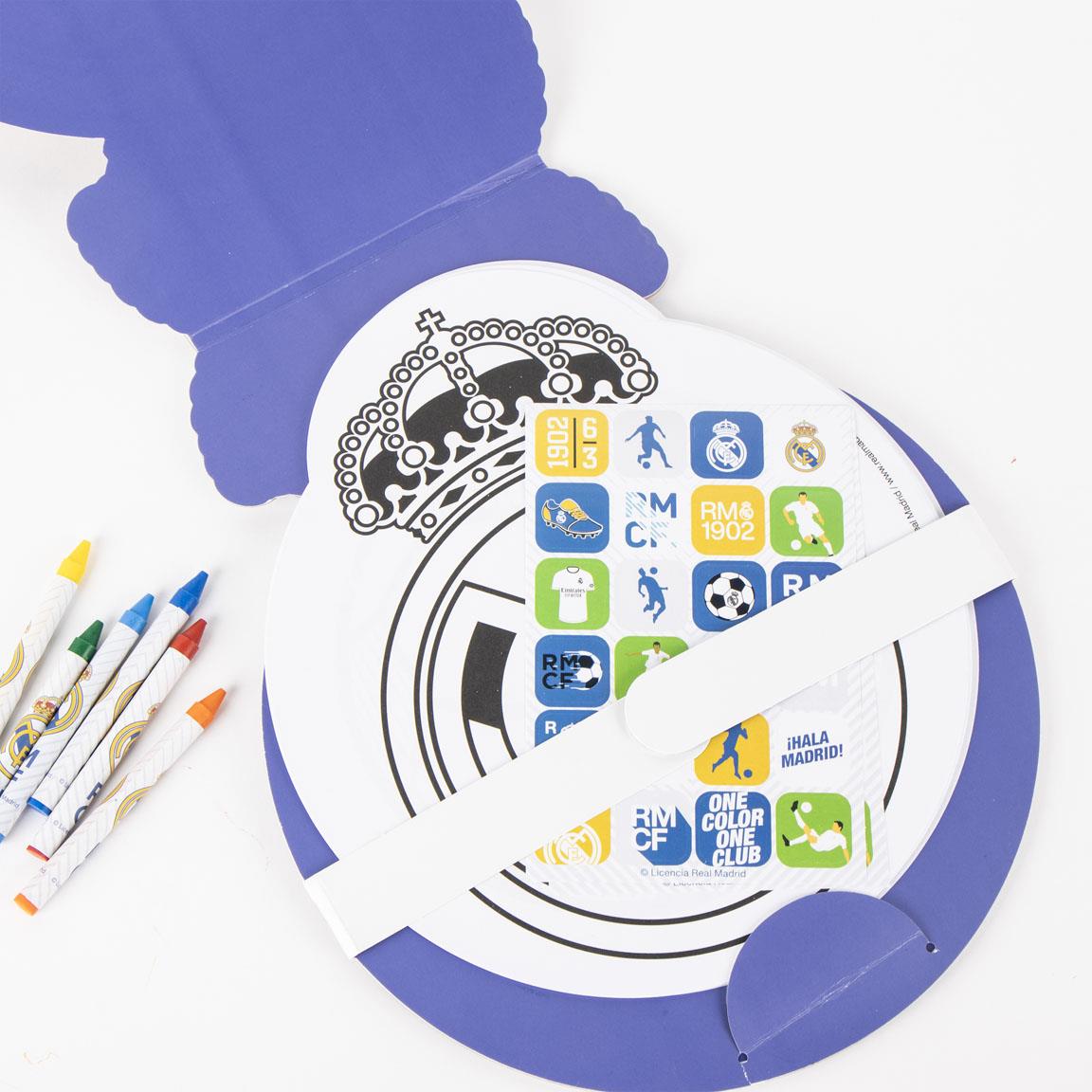 Album actividades coloreable real madrid