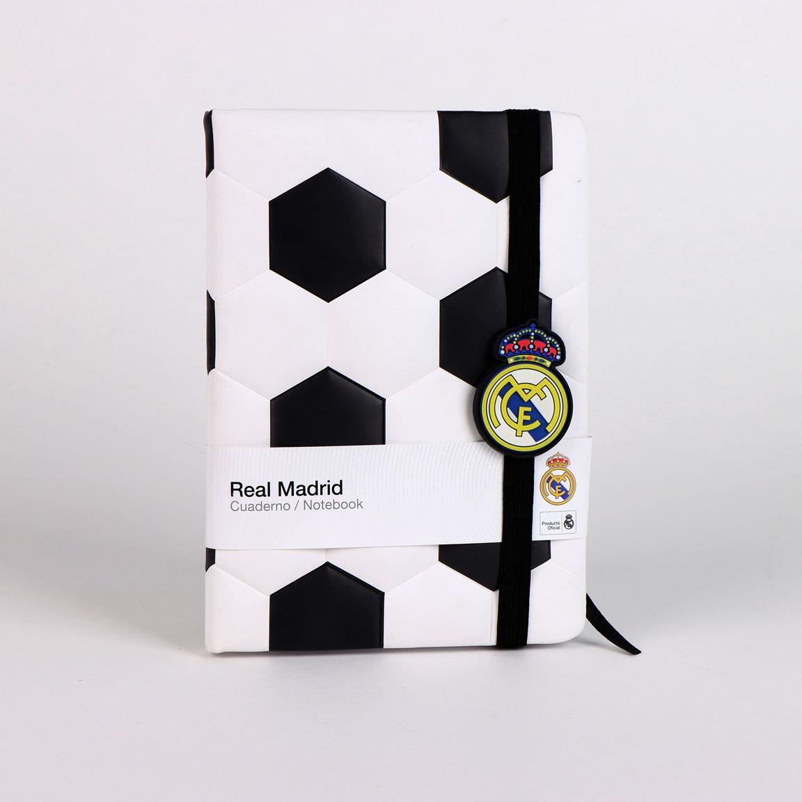 Cuaderno acolchado real madrid