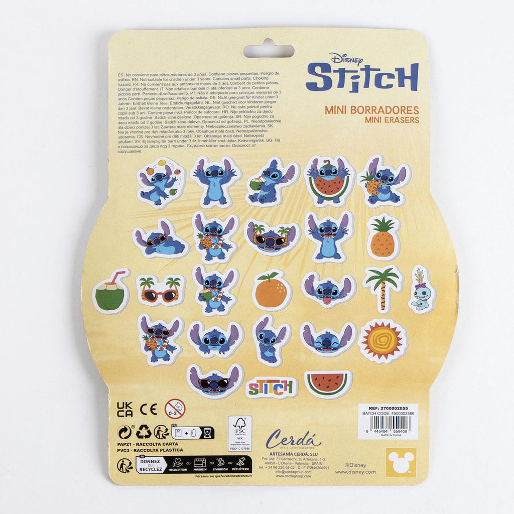 Goma de borrar pack x25 stitch
