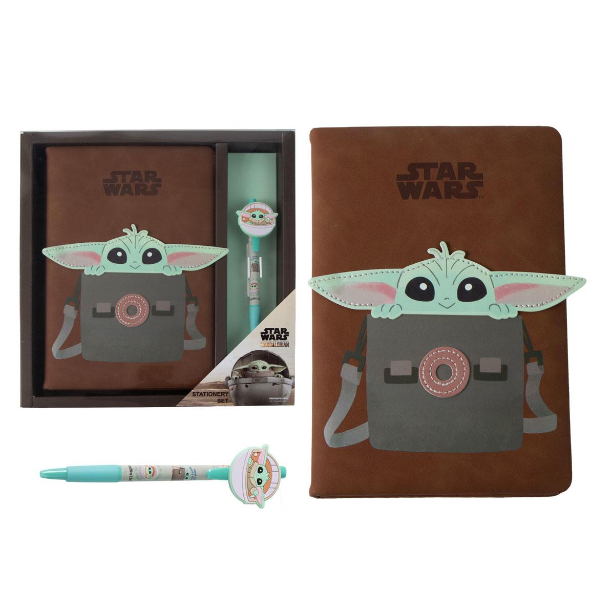 Set de papelería the mandalorian grogu