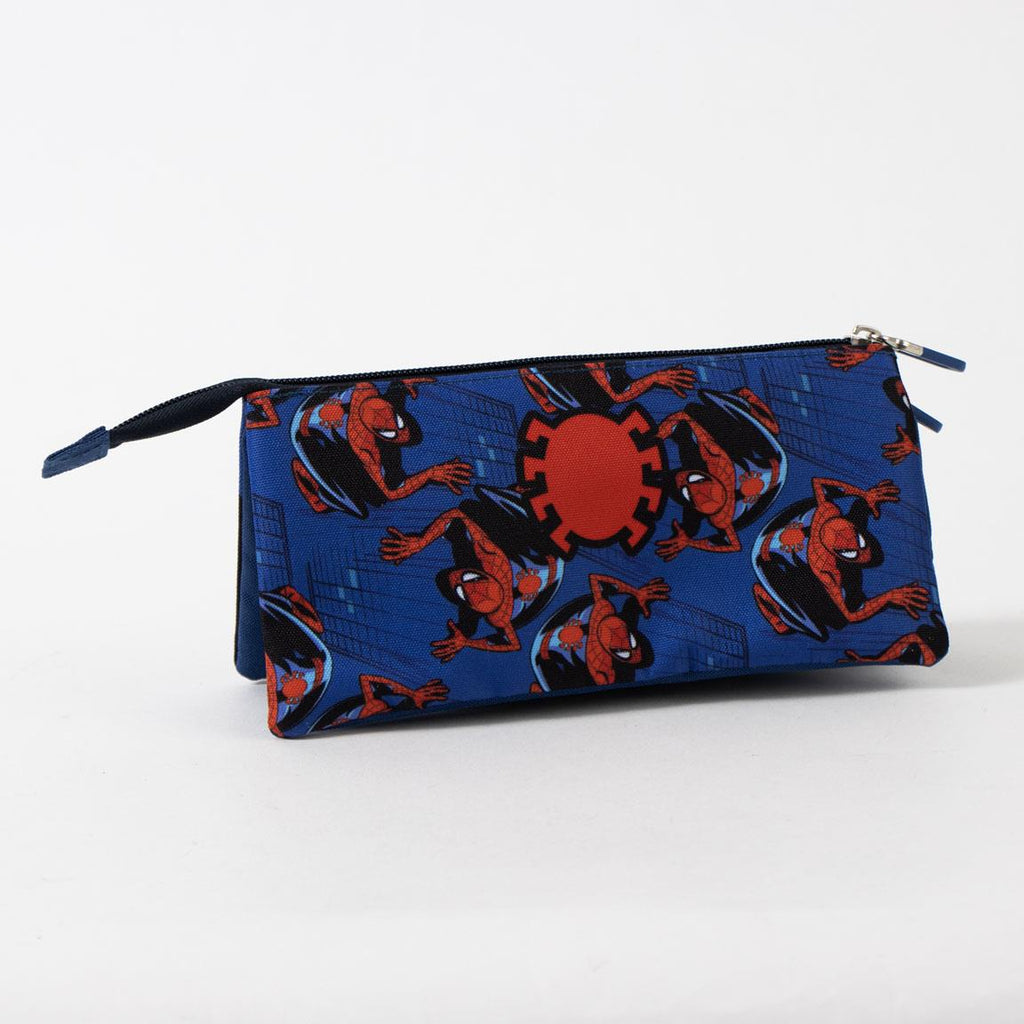 Estuche portatodo 3 compartimentos spiderman