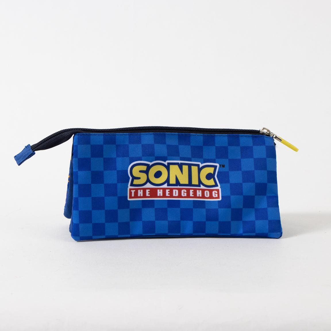 Estuche portatodo 3 compartimentos sonic