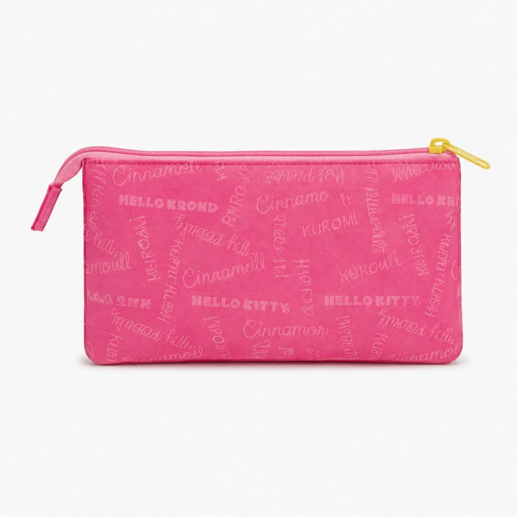 Estuche portatodo 3 compartimentos hello kitty