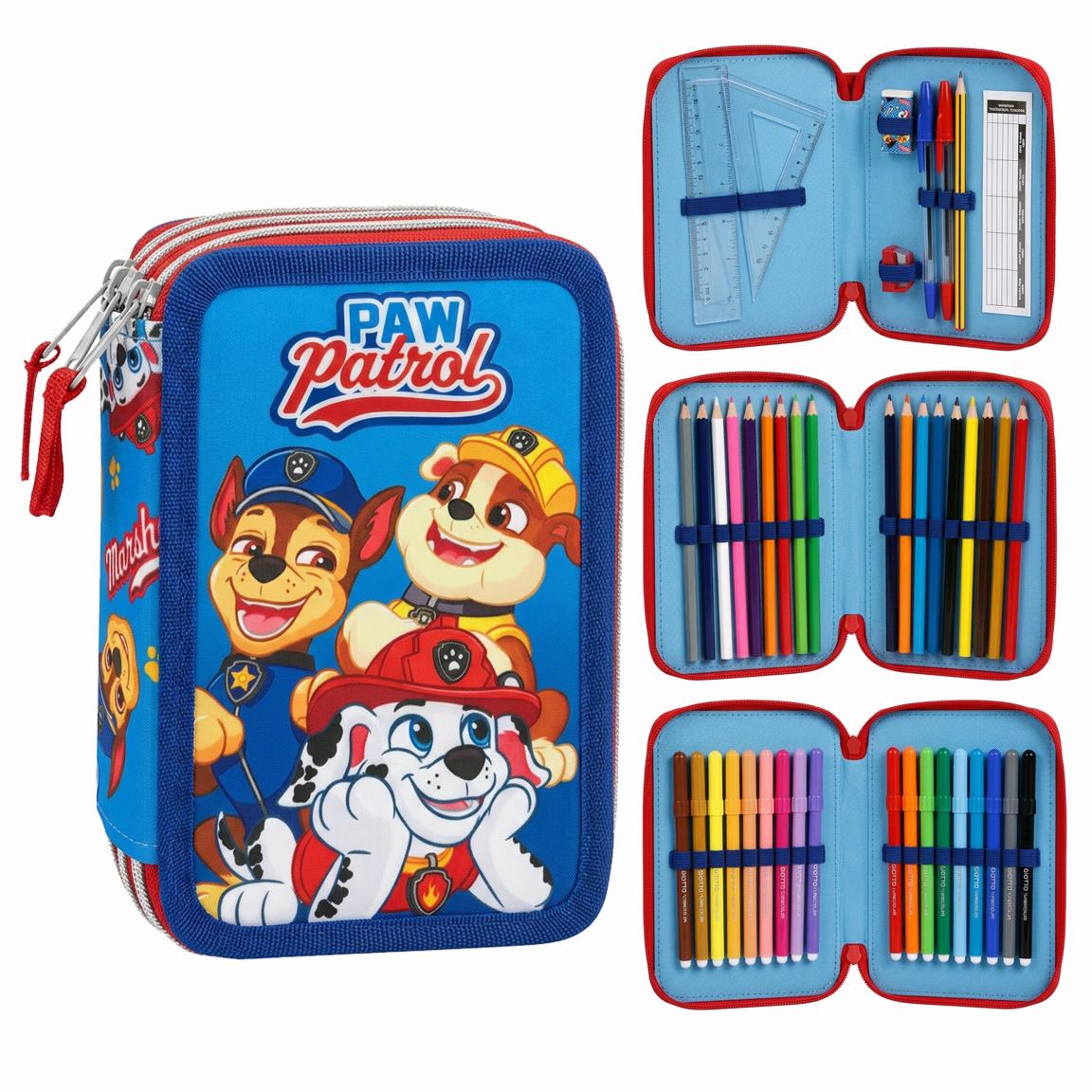 Plumier con accesorios paw patrol