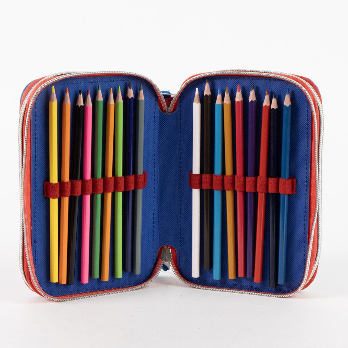Plumier con accesorios spiderman