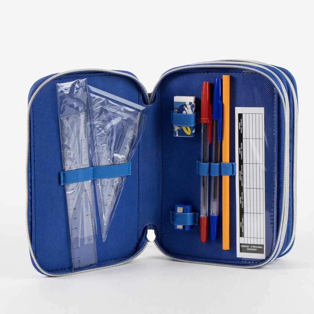 Plumier con accesorios sonic