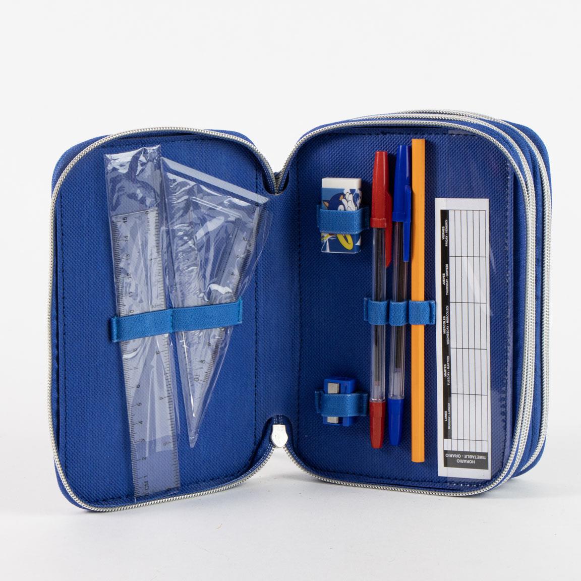 Plumier con accesorios sonic