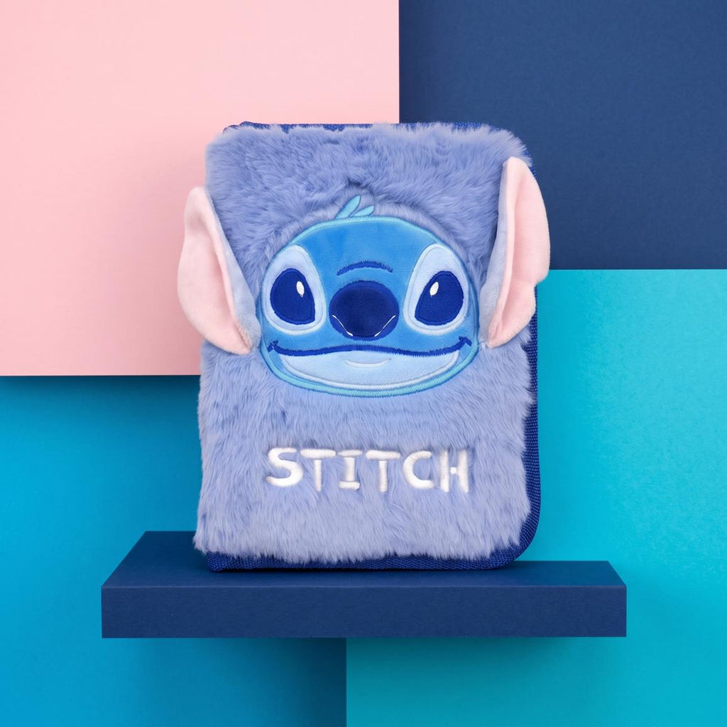 Plumier con accesorios 2 compartimentos stitch
