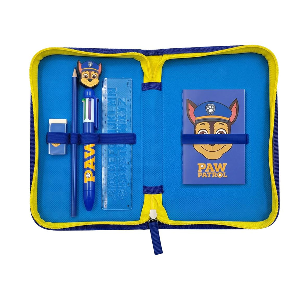 Plumier con accesorios 2 compartimentos paw patrol