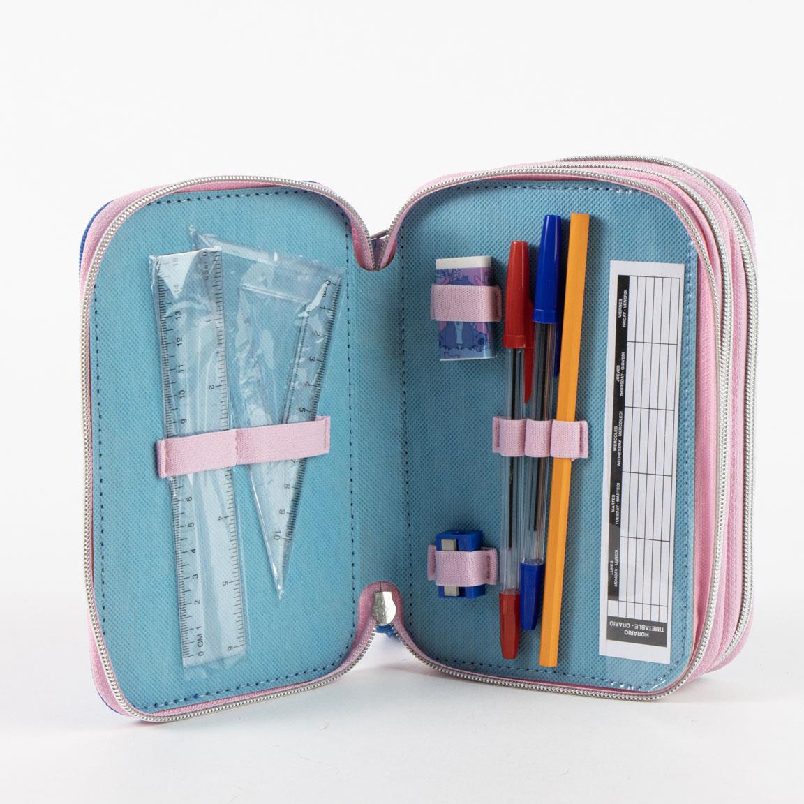 Plumier con accesorios stitch