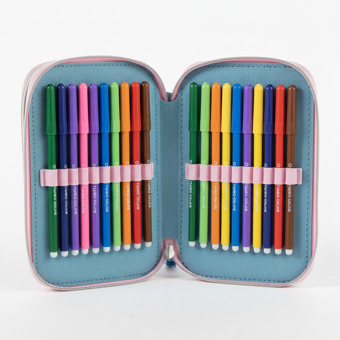 Plumier con accesorios stitch