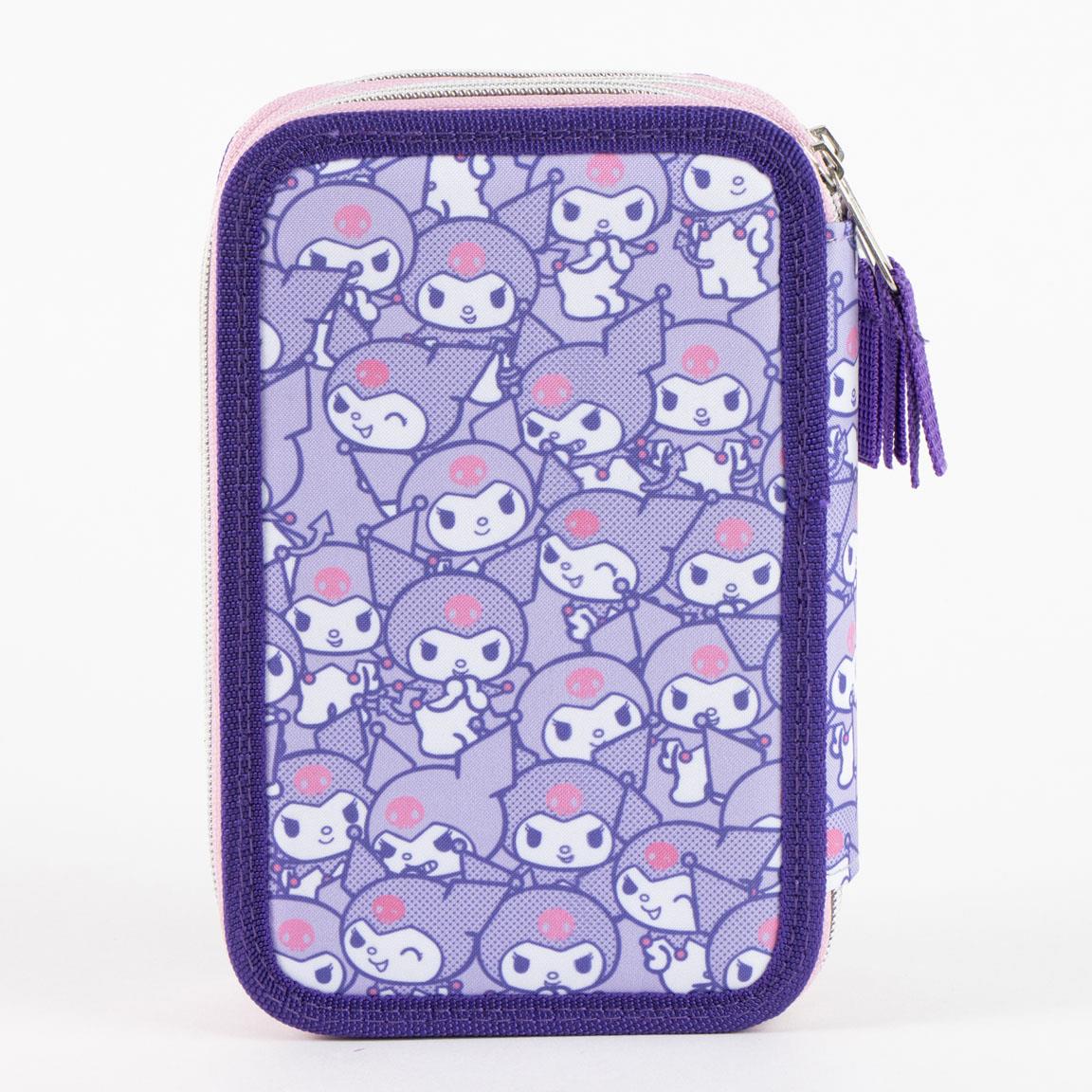 Plumier con accesorios hello kitty kuromi