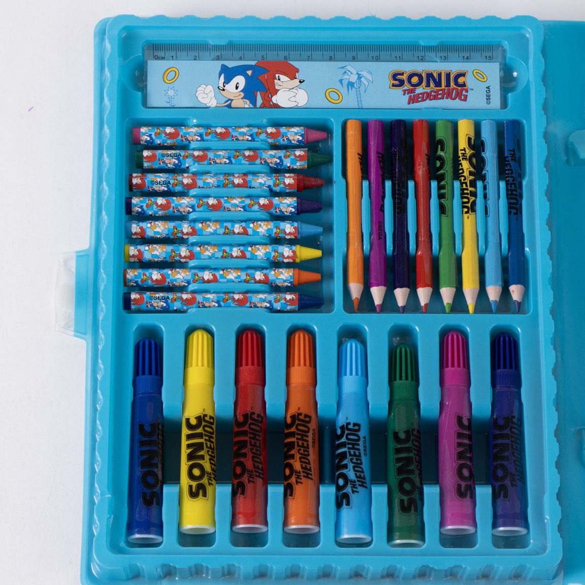 Set coloreable caja sonic