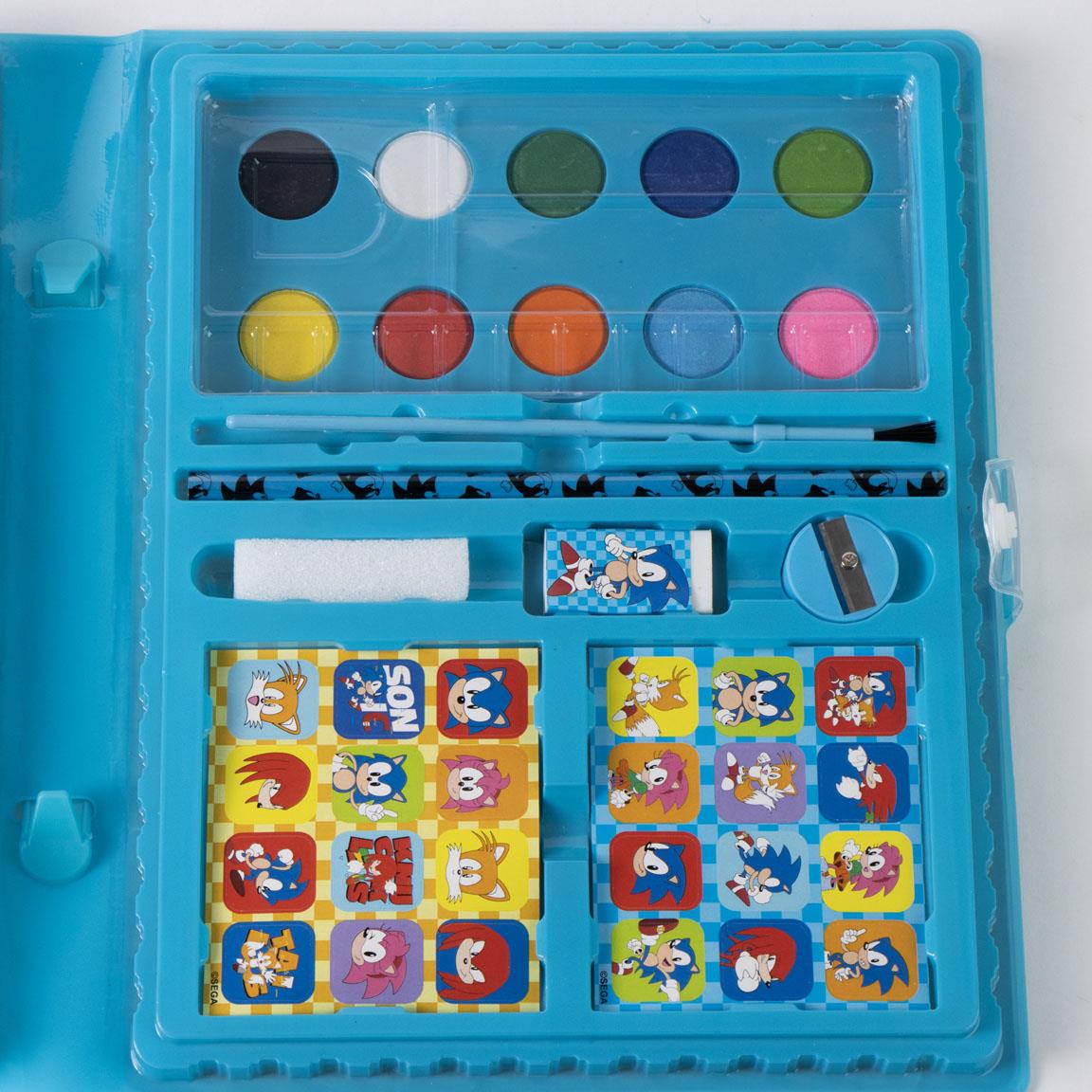 Set coloreable caja sonic