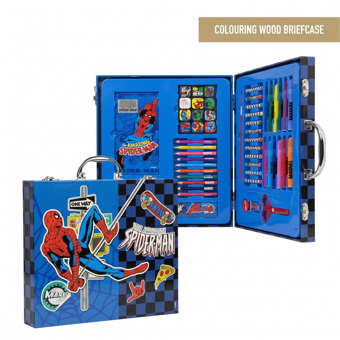 Set coloreable maletín spiderman