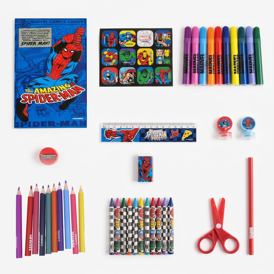 Set coloreable maletín spiderman