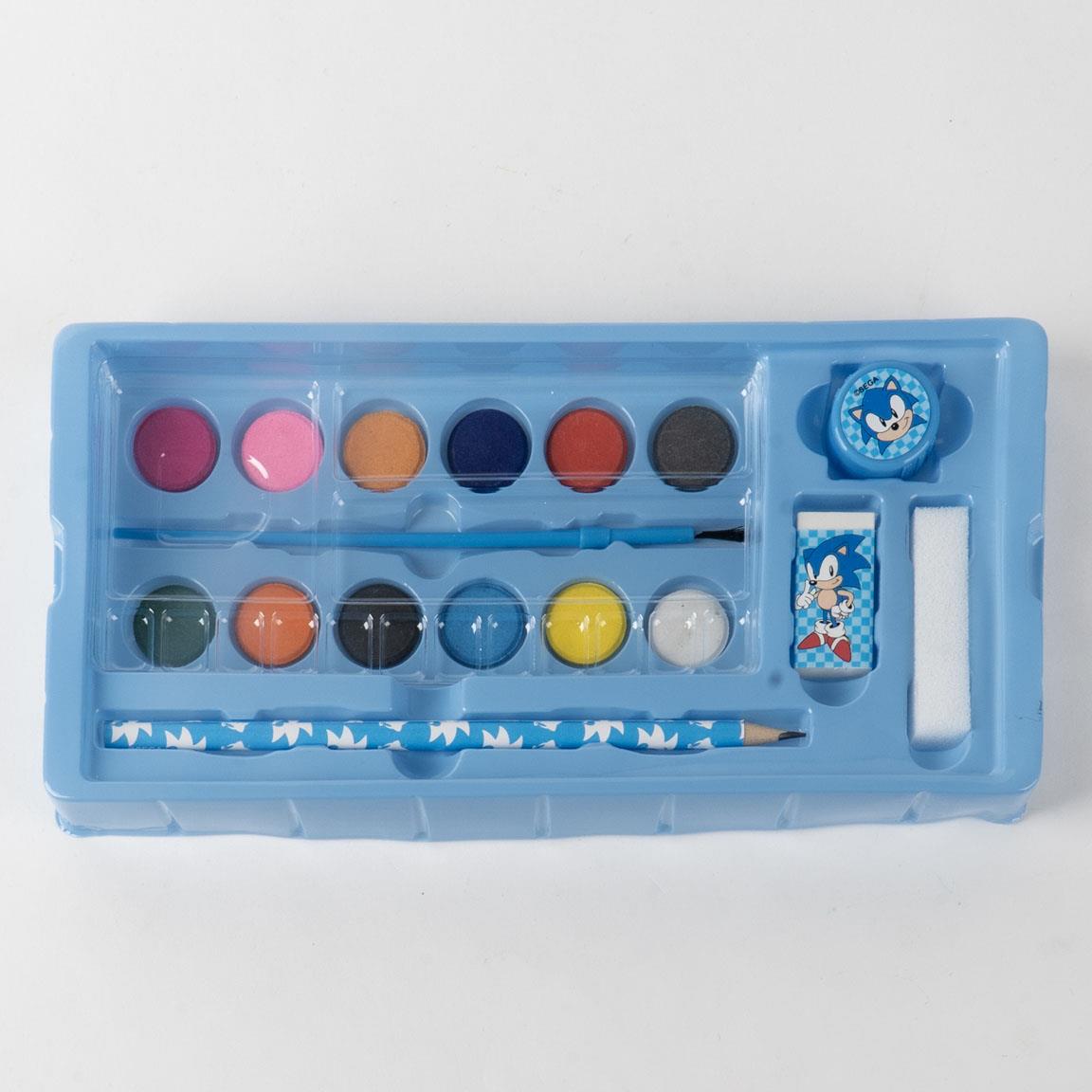 Set coloreable maletín sonic