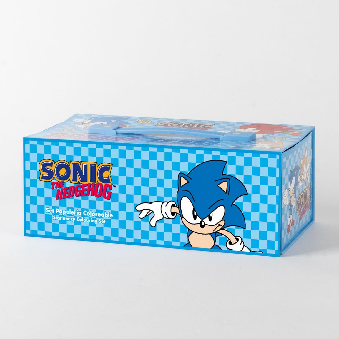 Set coloreable maletín sonic