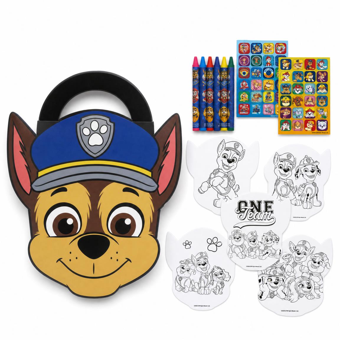 Album actividades coloreable paw patrol