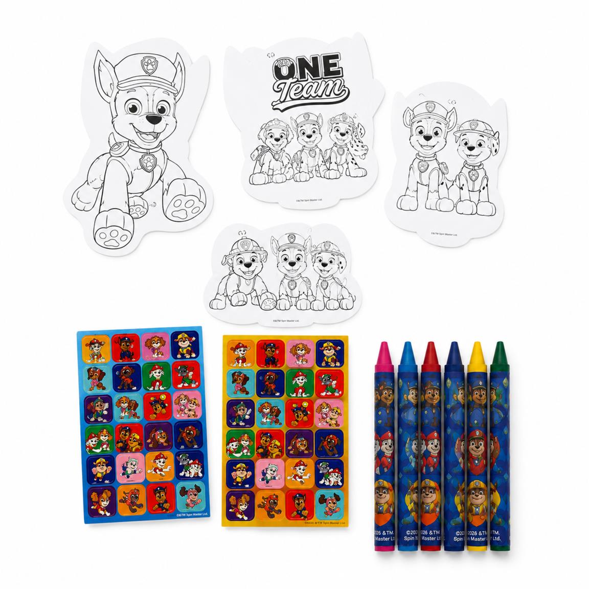 Album actividades coloreable paw patrol