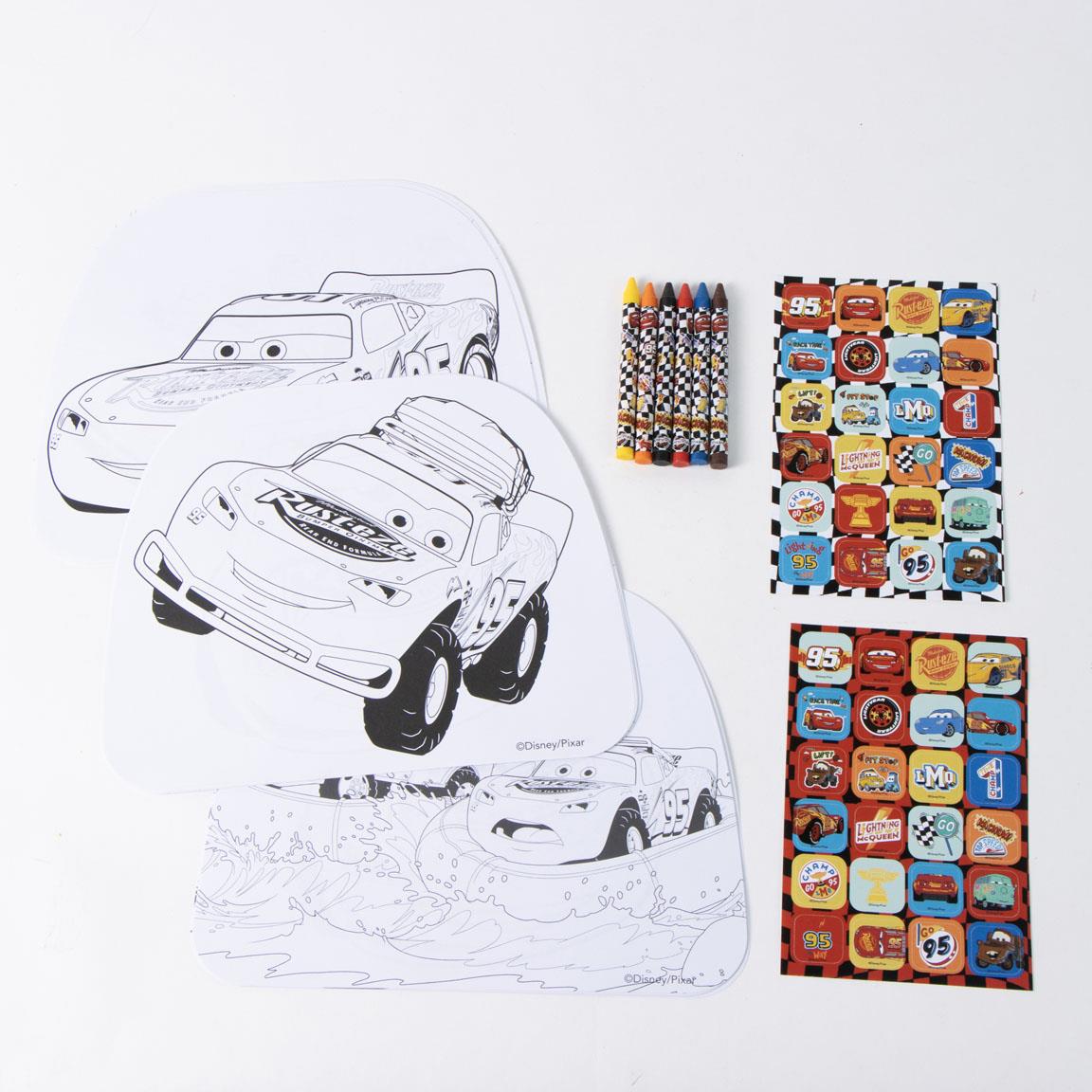Album actividades coloreable cars