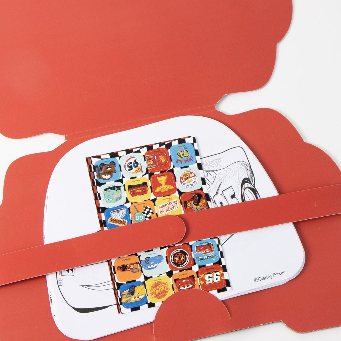 Album actividades coloreable cars