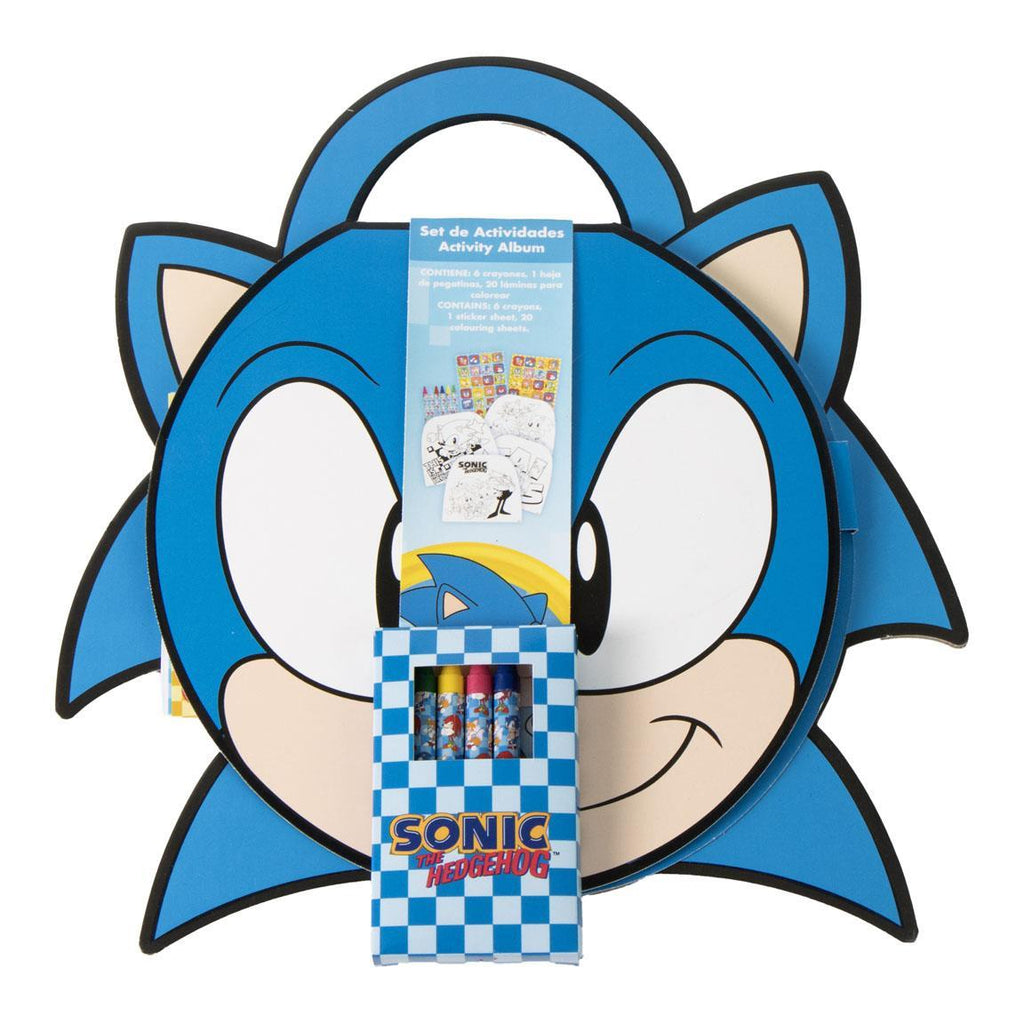 Album actividades coloreable sonic