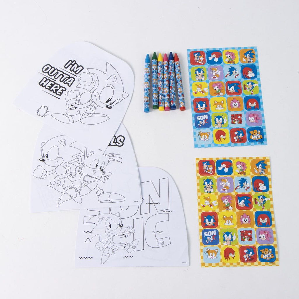 Album actividades coloreable sonic