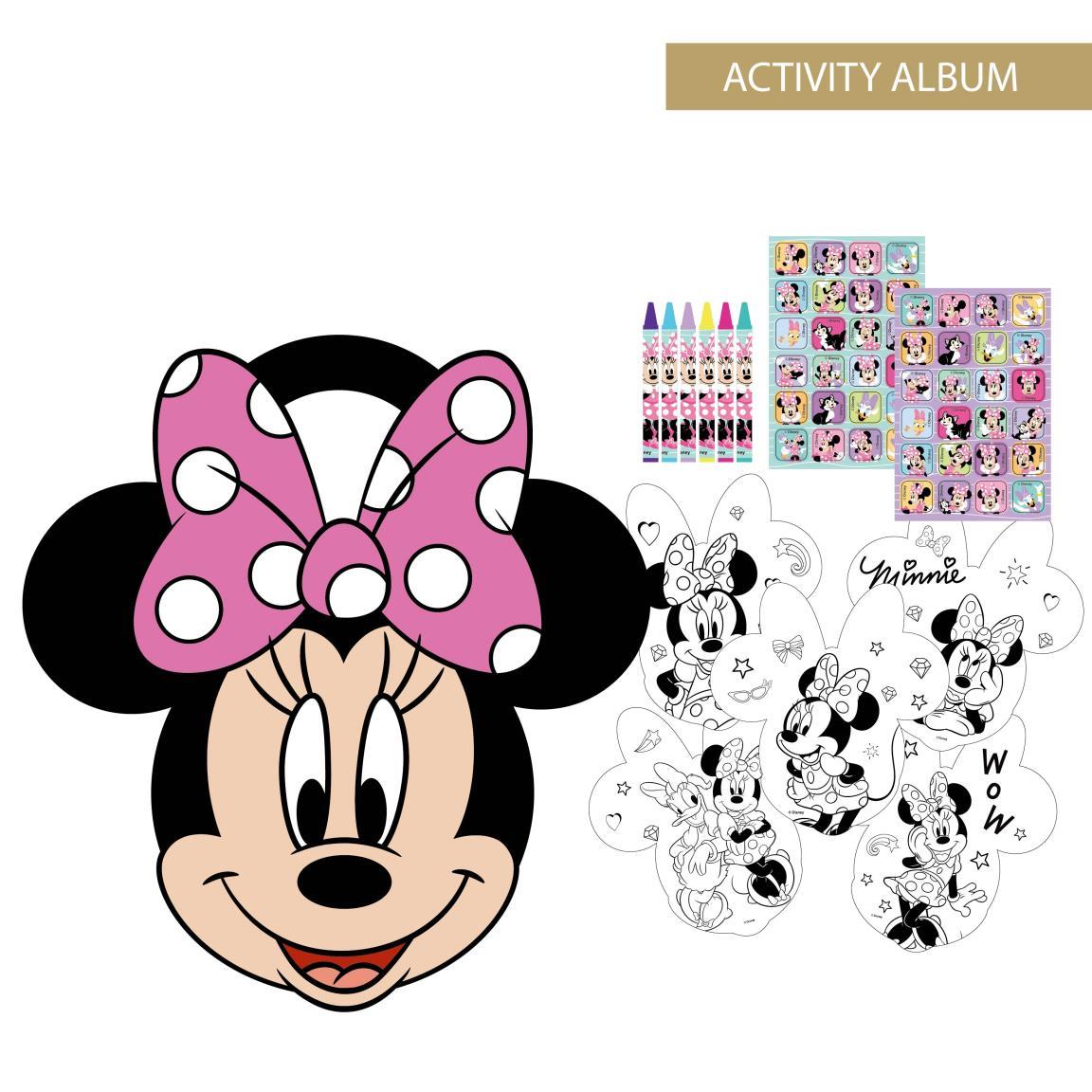 Album actividades coloreable minnie